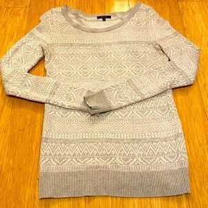 RW & Co Knit Sweater  - size small - grey pattern